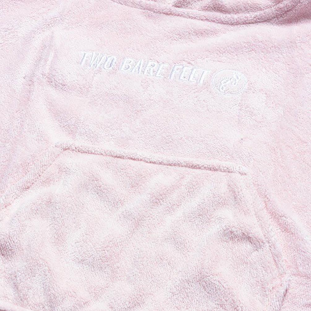 Two Bare Feet Kids Towelling Changing Robe - Light Pink Extra Image 2